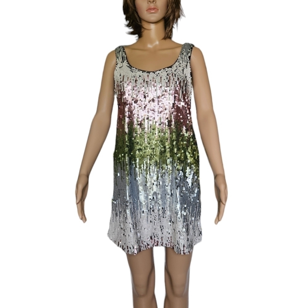 Blaque Label Sequin Sleeveless Mini Dress